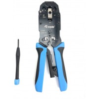 CRIMPADORA PROFESIONAL RJ11-RJ12-RJ45 EQUIP 129409