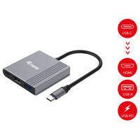 DOCKING USB-C EQUIP 133488 A 1xHDMI 4K USB-A USB-C PD-4SX DOCKING USB-C EQUIP 133488 A 1xHDMI 4K USB-A USB-C PD
