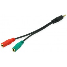 CABLE DUPLICADOR AUDIO JACK 3.5MM 1 MACHO A DOS