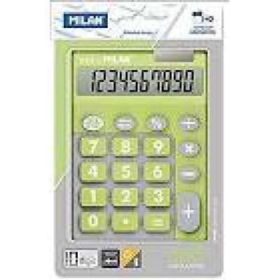 MILAN CALCULADORA DUO 10 DIGITOS DUAL BLISTER VERDE