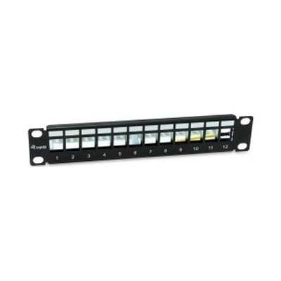 PATCH PANEL VACIO CAT.6 APANTALLADO 10" 12