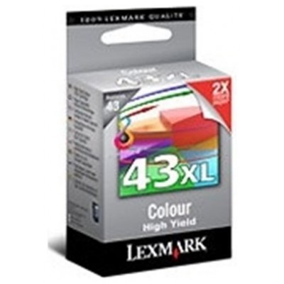 LEXMARK Z1520, Multifuncion X4850/6570/9350/9570 Cartucho Color nº43XL PLUS