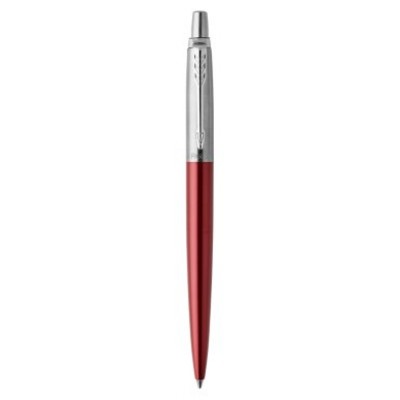 BOLÍGRAFO RETRÁCTIL JOTTER KENSINGTON ROJO CON RIBETE CROMADO PUNTO MEDIO TINTA AZUL PARKER 1953187 (Espera 4 dias)