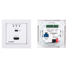 KRAMER 4K60 4:2:0 HDMI & USB&ndash;C WALL&ndash;PLATE AUTO SWITCHER/TRANSMITTER OVER LONG&ndash;REACH HDBASET WP-20CT/EU-80/86(W) 20-80565090 (Espera 4 dias)