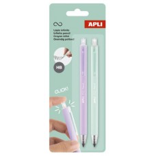 PACK 2 LAPICES RETRACTIL INFINITO LILA/VERDE APLI 20065 (Espera 4 dias)-SX1 PACK 2 LAPICES RETRACTIL INFINITO LILA/VERDE APLI 20065 (Espera 4 dias)