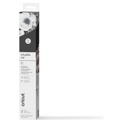 CRICUT INFUSIBLE INK TRANSFER SHEETS 2-PACK (BLACK) (Espera 4 dias)-SX3 CRICUT INFUSIBLE INK TRANSFER SHEETS 2-PACK (BLACK) (Espera 4 dias)