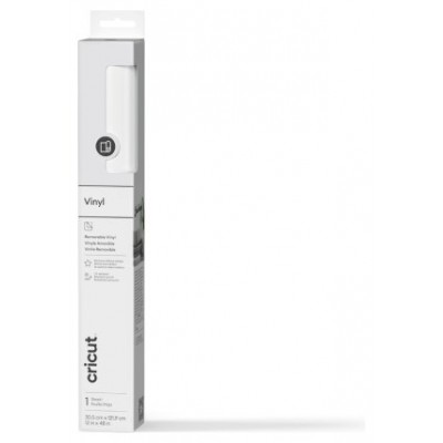 Cricut 2011345 vinilo adhesivo Desmontable Blanco (Espera 4 dias)