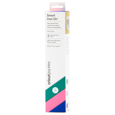 CRICUT SMART IRON-ON JOY XTRA 24,1X30,5CM - 3 SHEETS (HIBISCUS SAMPLER) (Espera 4 dias)