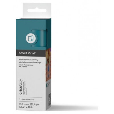 CRICUT SMART VINYL PERMANENT JOY 14X122CM 1 SHEET (MAT AQUA) (Espera 4 dias)-SX1 CRICUT SMART VINYL PERMANENT JOY 14X122CM 1 SHEET (MAT AQUA) (Espera 4 dias)