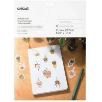 CRICUT PRINTABLE VINYL A4 - 12 (Espera 4 dias)