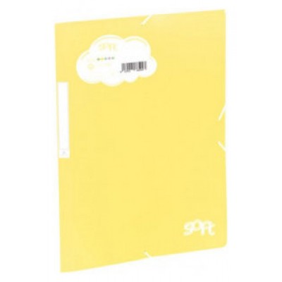 CARPETA SOLAPAS SOFT POLIPROPILENO C/ETIQUETA Y GOMA AMARILLO CARCHIVO 20160120 (Espera 4 dias)