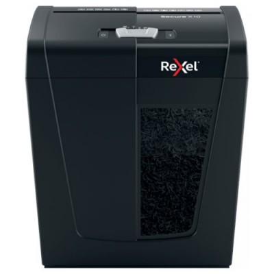 Rexel Secure X10 triturador de papel Corte cruzado 70 dB Negro (Espera 4 dias)