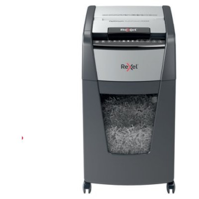 Rexel Optimum Auto+ 300M triturador de papel Microcorte 55 dB 23 cm Negro, Gris (Espera 4 dias)