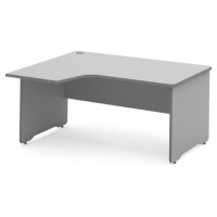 MESA DE OFICINA SERIE WORK CON FORMA DE L IZQUIERDA 180X120 GRIS / GRIS ROCADA 2054AN02V24 (Espera 4 dias)