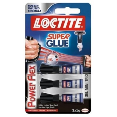 PEGAMENTO INSTANTANEO LOCTITE POWERFLEX 3X1GR