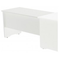 ALA PARA MESA DE OFICINA SERIE WORK 100X60 BLANCO / BLANCO ROCADA 2102AW04V24 (Espera 4 dias)