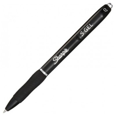Sharpie S-Gel Bolígrafo de gel de punta retráctil Negro 12 pieza(s) (MIN12) (Espera 4 dias)