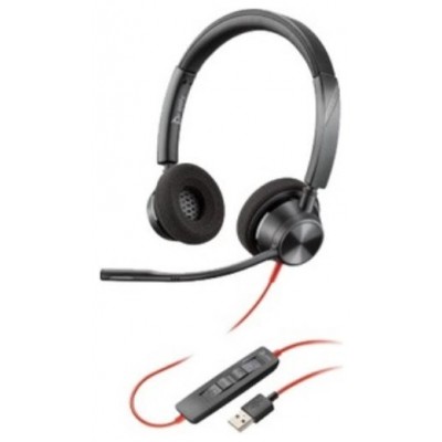 Auriculares estereo Poly Blackwire 3320 USB-C +