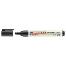 MARCADOR PERMANENTE EDDING ECOLINE 22 COLOR NEGRO EDDING 22-001 (MIN10) (Espera 4 dias)