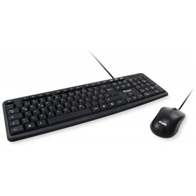 TECLADO Y MOUSE EQUIP LIFE USB  COLOR NEGRO