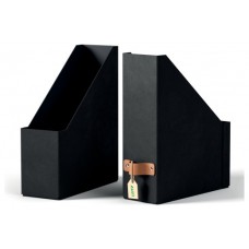 PACK 2 REVISTEROS DE CART&Oacute;N COLOR NEGRO LEITZ 24710095 (Espera 4 dias)