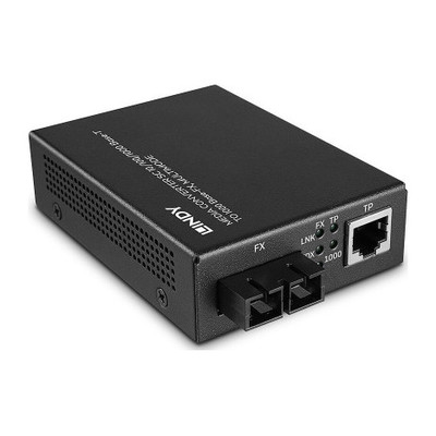 Lindy 25119 convertidor de medio 850 nm Multimodo Negro (Espera 4 dias)