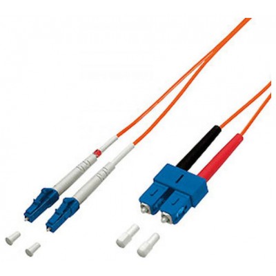 CABLE FIBRA OPTICA MULTIMODO LC/LC 62,5/125 LSOH 1M