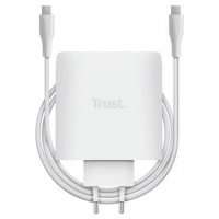 CARGADOR PARED/VIAJE 2xUSB-C 100W MAXO BLANCO TRUST (Espera 4 dias)-12SX CARGADOR PARED/VIAJE 2xUSB-C 100W MAXO BLANCO TRUST (Espera 4 dias)