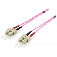 CABLE FIBRA OPTICA OM4 MULTIMODO LIBRE HALOGENOS SC/SC