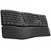 TECLADO TRUST KEYRA ERGO MULTI BK