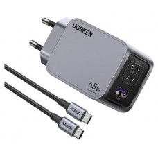 Ugreen 25871 cargador de dispositivo móvil Universal Gris Corriente alterna Carga rápida Interior (Espera 4 dias)
