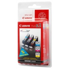 Canon CARTUCHO RAINBOW PACK CLI-521/C/M/Y Pixma MP 620/630/980 IP/4600