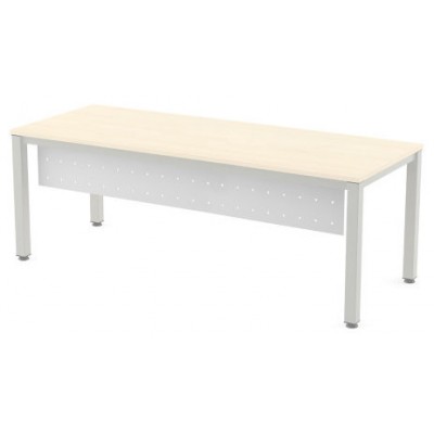 FALDÓN METÁLICO BLANCO PARA MESA DE OFICINA SERIE EXECUTIVE, BLANCA Y TOTAL 200CM. ROCADA 2942W (Espera 4 dias)