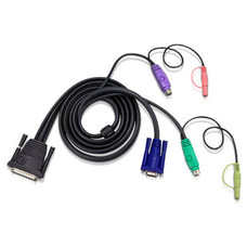 Aten 16ft PS/2 cable para video, teclado y ratón (kvm) Negro 5 m (Espera 4 dias)-SX22 Aten 16ft PS/2 cable para video, teclado y ratón (kvm) Negro 5 m (Espera 4 dias)