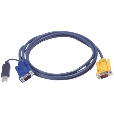 Aten 2L5203UP cable para video, teclado y ratón (kvm) Negro 3 m (Espera 4 dias)