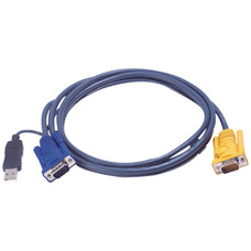 Aten 2L5206UP cable para video, teclado y ratón (kvm) Negro 6 m (Espera 4 dias)-SX22 Aten 2L5206UP cable para video, teclado y ratón (kvm) Negro 6 m (Espera 4 dias)