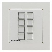 KRAMER CONTROL 8&ndash;BUTTON ETHERNET AND KNET&trade; 1-GANG CONTROL KEYPAD, POE - RC-308/EU-80/86(W) (30-804701590) (Espera 4 dias)