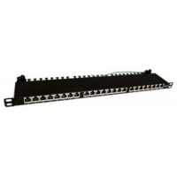 PATCH PANEL 24 PUERTOS 19" 0.5U  FTP CAT6A MONOLYTH (Espera 4 dias)