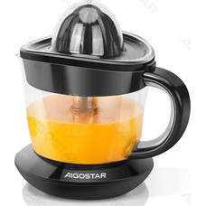 EXPRIMIDOR ELECTRICO DE CITRICOS 40W 0.7L NEGRO AIGOSTAR (Espera 4 dias)-SX3 EXPRIMIDOR ELECTRICO DE CITRICOS 40W 0.7L NEGRO AIGOSTAR (Espera 4 dias)