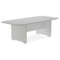 MESA DE REUNIONES 220X100X72CM. COLOR: PATA ALUMINIO / TABLERO GRIS ROCADA 3003AN02V24 (Espera 4 dias)