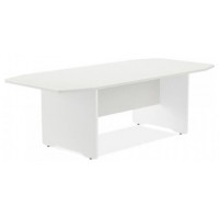 MESA DE REUNIONES 220X100X72CM. COLOR: PATA BLANCA / TABLERO BLANCO ROCADA 3003AW04V24 (Espera 4 dias)