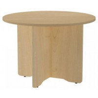 MESA DE REUNIONES REDONDA 100CM DE DIAMETRO. ALTURA 72CM. COLOR: PATA HAYA / TABLERO HAYA ROCADA 3005AA01V24 (Espera 4 dias)