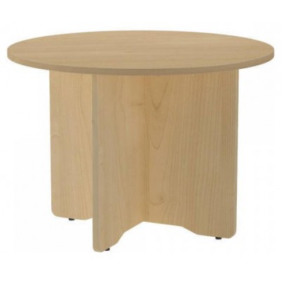 MESA DE REUNIONES REDONDA 100CM DE DIAMETRO. ALTURA 72CM. COLOR: PATA HAYA / TABLERO HAYA ROCADA 3005AA01V24 (Espera 4 dias)