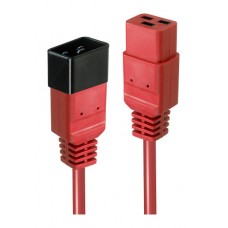 Lindy 30124 cable de transmisi&oacute;n Rojo 2 m C19 acoplador C20 acoplador (Espera 4 dias)