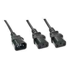 Lindy 30363 cable de transmisi&oacute;n Negro 1 m C14 acoplador Acoplador C13 2 x (Espera 4 dias)
