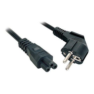 Lindy 2m, CEE 7/7 - IEC 320 C5 Negro CEE7/7 C5 acoplador (Espera 4 dias)-SX3 Lindy 2m, CEE 7/7 - IEC 320 C5 Negro CEE7/7 C5 acoplador (Espera 4 dias)