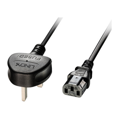 Lindy 30435 cable de transmisi&oacute;n Negro 5 m C13 acoplador (Espera 4 dias)