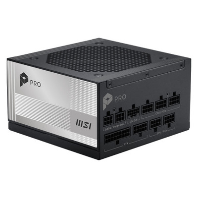FUENTE ALIMENTACION MSI PRO A1000PL PCIE5,PSU,1000W,80 PLUS PLATINUM,MODULAR,120MM,ACTIVE PFC,1XPCI-E 5 (16PIN),3XPCI-E (6+2 PIN),6XSATA (15 PIN) (Espera 4 dias)-SX72 FUENTE ALIMENTACION MSI PRO A1000PL PCIE5,PSU,1000W,80 PLUS PLATINUM,MODULAR,120MM,ACTIVE PFC,1XPCI-E 5 (16PIN),3XPCI-E (6+2 PIN),6XSATA (15 PIN) (Espera 4 dias)