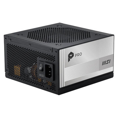 FUENTE ALIMENTACION MSI PRO A850PL PCIE5,PSU,850W,80 PLUS PLATINUM,MODULAR,120MM,ACTIVE PFC,1XPCI-E 5 (16PIN),3XPCI-E (6+2 PIN),6XSATA (15 PIN) (Espera 4 dias)-SX60 FUENTE ALIMENTACION MSI PRO A850PL PCIE5,PSU,850W,80 PLUS PLATINUM,MODULAR,120MM,ACTIVE PFC,1XPCI-E 5 (16PIN),3XPCI-E (6+2 PIN),6XSATA (15 PIN) (Espera 4 dias)