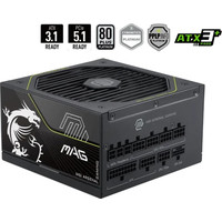 FUENTE ALIMENTACION MSI MAG A1000PLS PCIE5,PSU,1000W,80 PLUS PLATINUM,MODULAR,135MM,ACTIVE PFC,1XPCI-E 5 (12+4 PIN),4XPCI-E (6+2 PIN),8XSATA (15 PIN) (Espera 4 dias)-76SX FUENTE ALIMENTACION MSI MAG A1000PLS PCIE5,PSU,1000W,80 PLUS PLATINUM,MODULAR,135MM,ACTIVE PFC,1XPCI-E 5 (12+4 PIN),4XPCI-E (6+2 PIN),8XSATA (15 PIN) (Espera 4 dias)